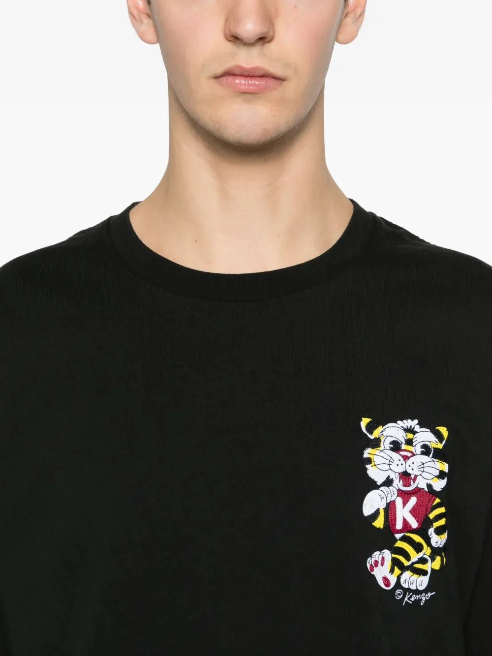 WILD TIGER EMBROIDERED T-SHIRT - Image 5