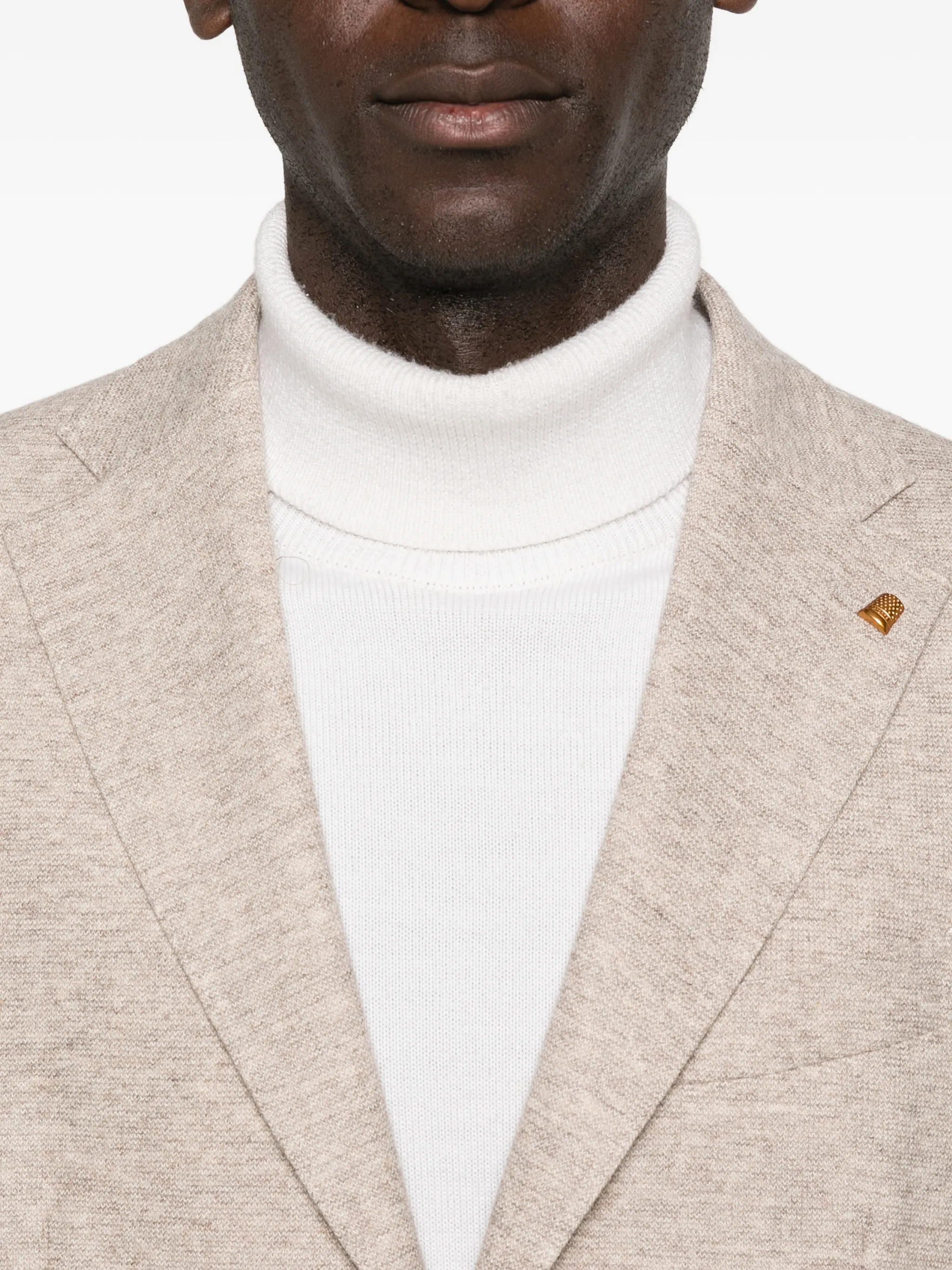 WOOL COTTON POLYAMIDE JACKET - Image 3