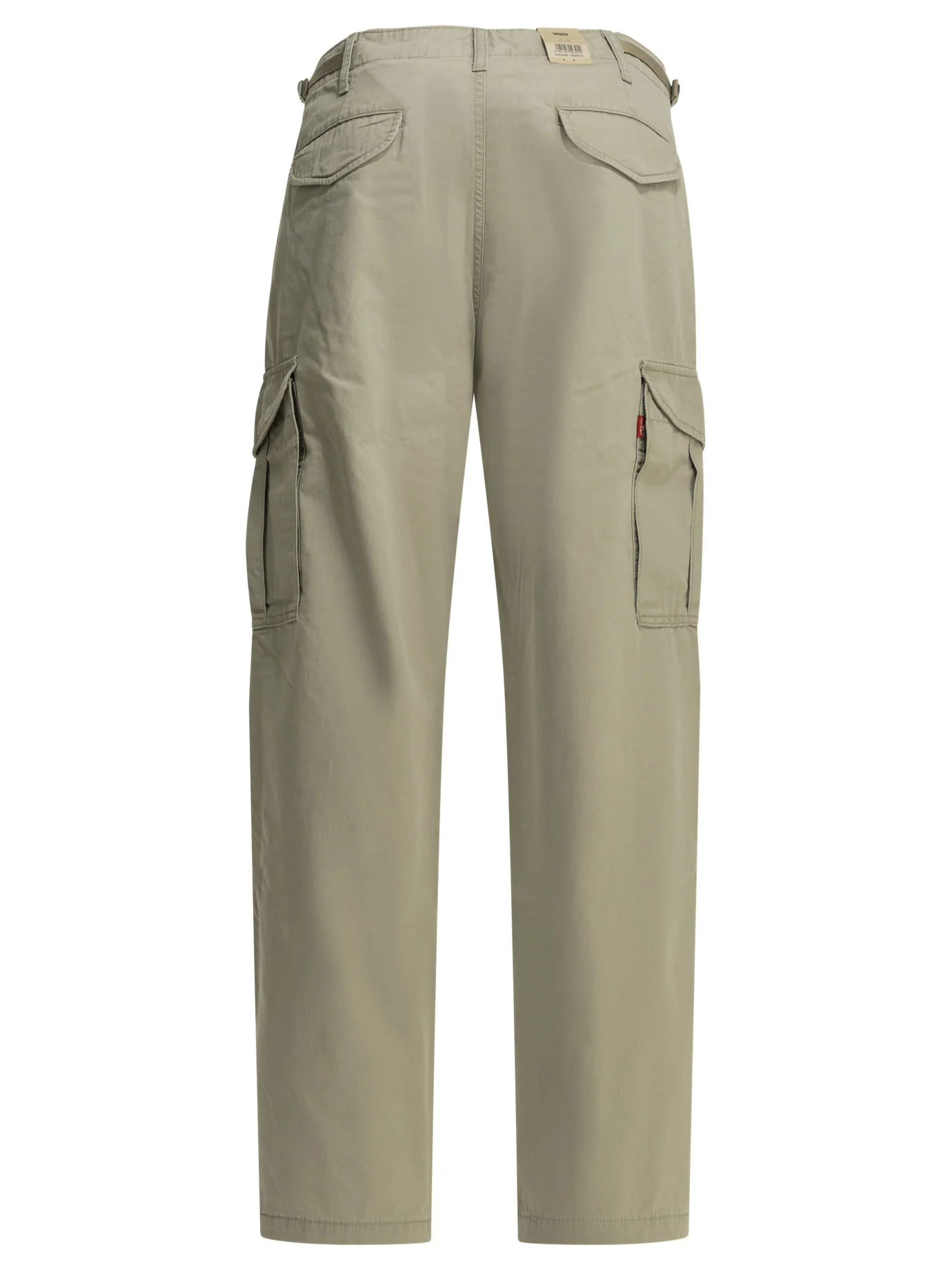 XX BAGGY CARGO BEIGE COTTON PANTS - Image 2