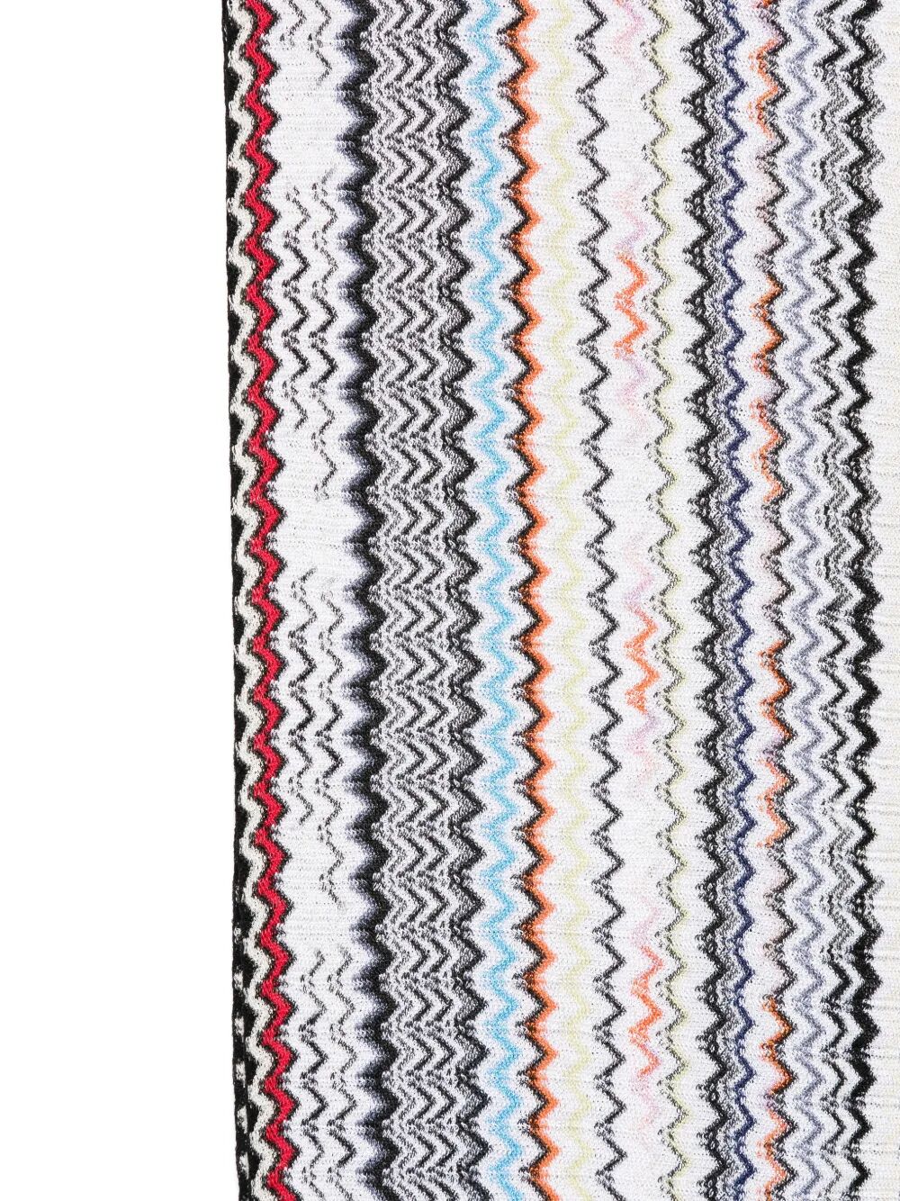ZIG-ZAG VISCOSE FRINGED SCARF - Image 3